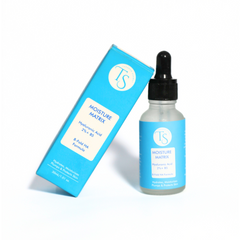 Hyaluronic acid serum beside cracked-to-smooth skin transformation visual