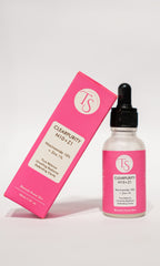  Niacinamide serum placed beside oil-control icons and mattifying visuals